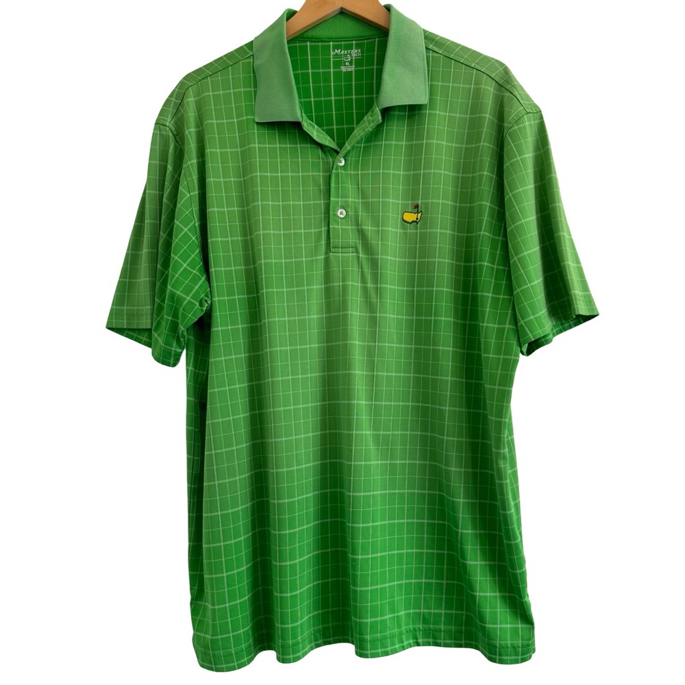 Masters Tech Augusta National Green Golf Polo XL - Picture 12 of 12